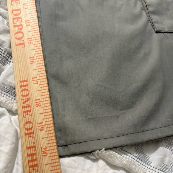 Roni Rabl Light Gray Wide Leg Culottes/Capri Pants. Zipper Button Closure Size M - Picture 11 of 15